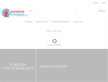 Tablet Screenshot of kondomikauppa.com